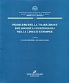 Problemi della traduzione dei digesta giustinianei nelle lingue europee