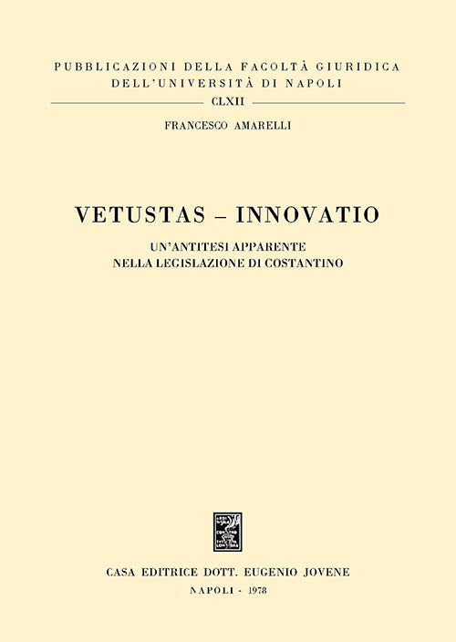 Vetustas - innovatio.