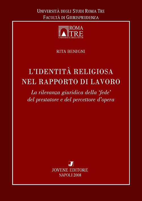 L'identità religiosa nel rapporto di lavoro.