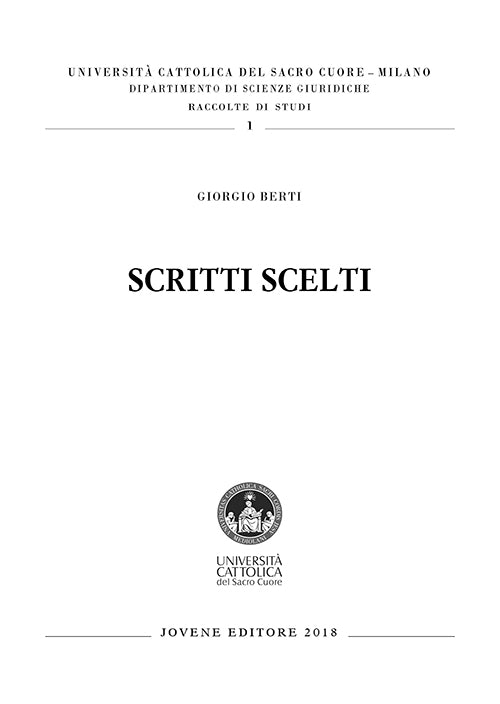 Scritti scelti.