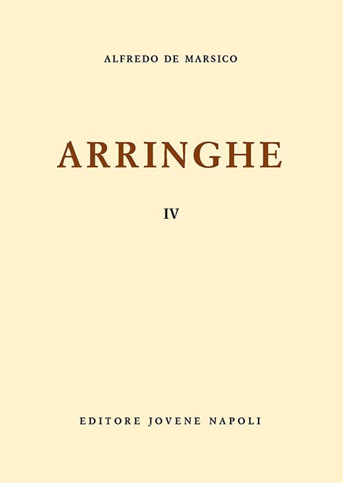 Arringhe. IV.