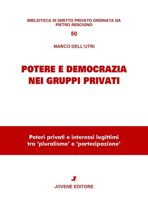 Potere e democrazia nei gruppi privati.