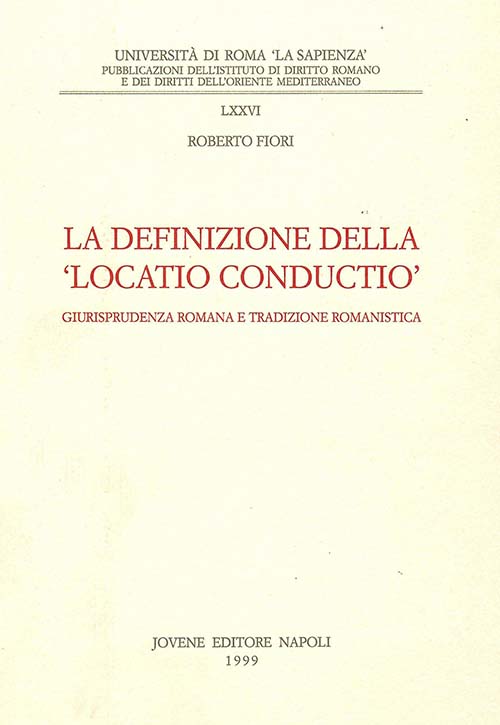 La definizione della 'locatio conductio'.