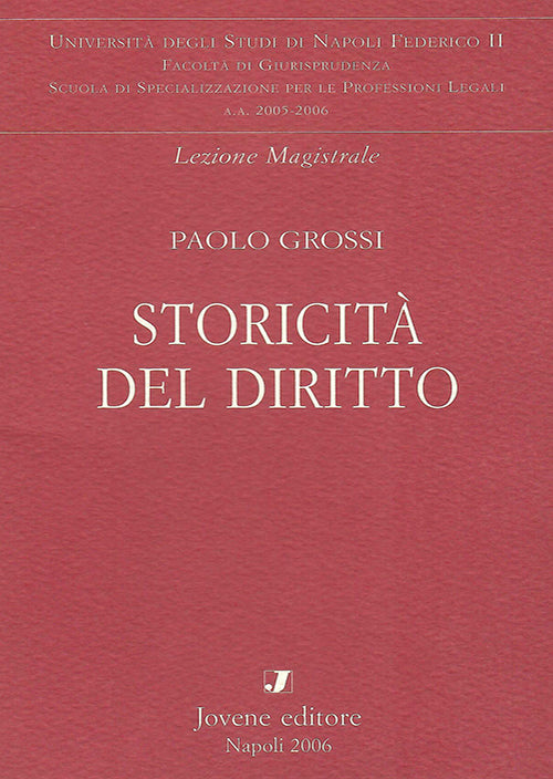 Storicità del diritto.