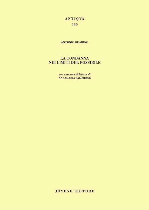 La condanna nei limiti del possibile.