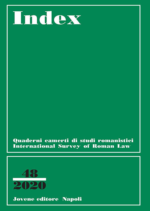 INDEX - International Survey of Roman Law - Vol. 48/2020