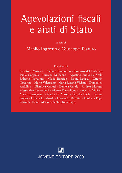 Agevolazioni fiscali e aiuti di Stato.