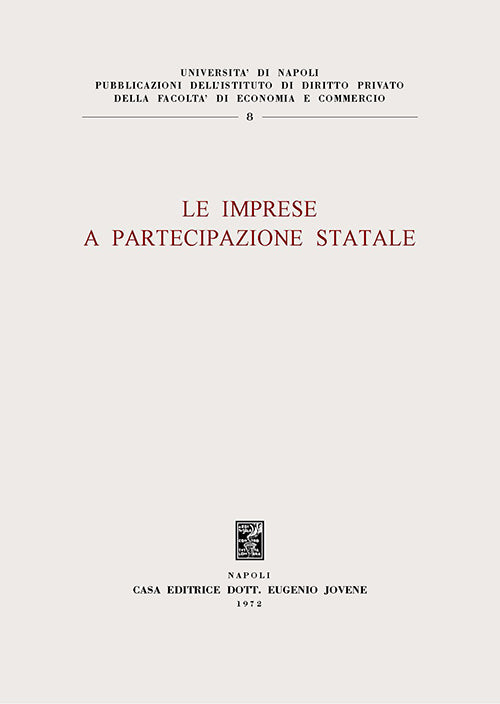 Le imprese a partecipazione statale.