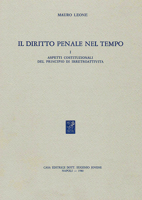 Il diritto penale nel tempo.