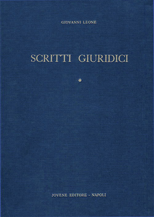 Scritti giuridici.