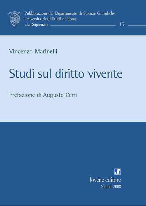 Studi sul diritto vivente.