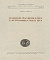 Razionalità legislativa e autonomia collettiva.