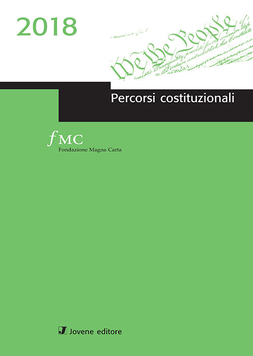 PERCORSI COSTITUZIONALI 2018