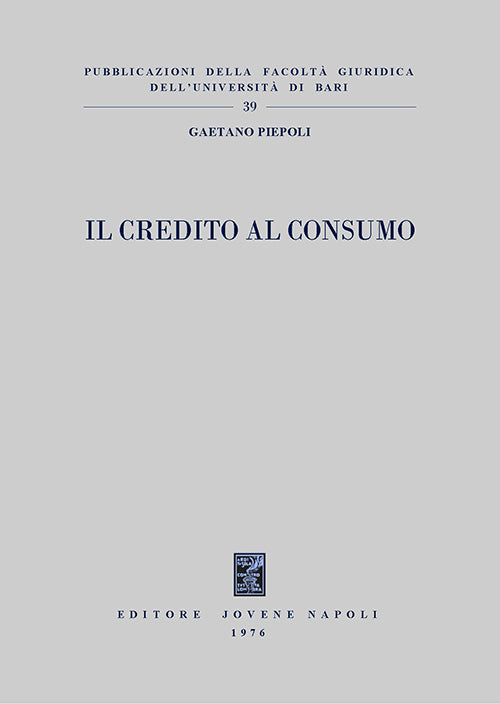 Il credito al consumo.