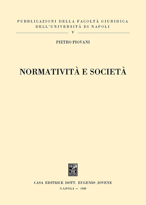 Normatività e società.