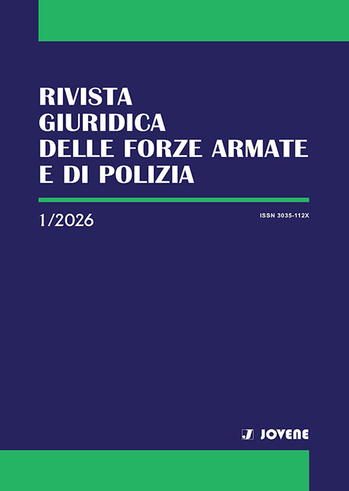 RIVISTA GIURIDICA DELLE FORZE ARMATE E DI POLIZIA 2026/1