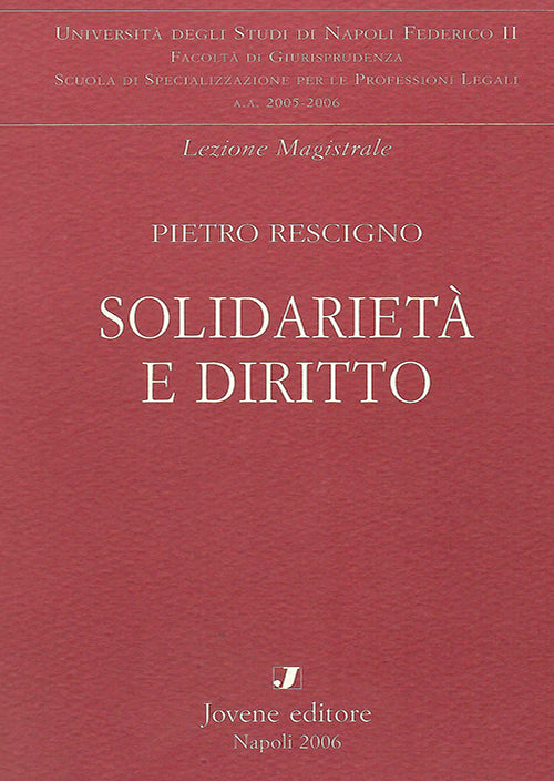 Solidarietà e diritto