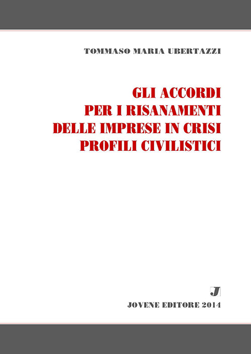Gli accordi per i risanamenti delle imprese in crisi: profili civilistici.