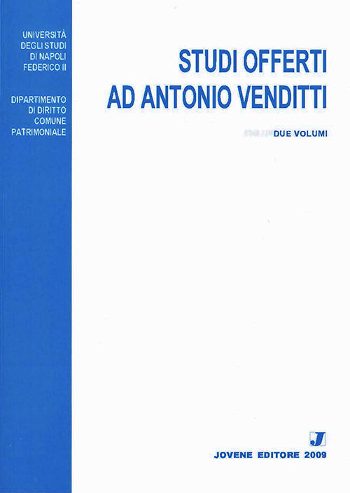 Studi offerti ad Antonio Venditti.