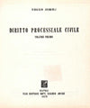 Diritto processuale civile. Volume primo.