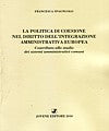 La politica di coesione nel diritto dell'integrazione amministrativa europea.