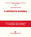 Il contratto divisibile.