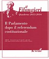 Quaderno 2015-2016 - Il Parlamento dopo il referendum costituzionale.