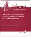 Quaderno 2018 - Nascita e crisi dei governi nelle più recenti dinamiche del parlamentarismo.
