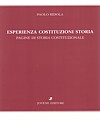Esperienza costituzioni storia.