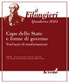 Quaderno 2023 - Capo dello Stato e forme di governo. Vent'anni di trasformazioni.