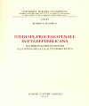 Studi sul processo penale in età repubblicana.
