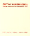 DIRITTO E GIURISPRUDENZA