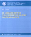 Le azioni positive nel costituzionalismo contemporaneo.