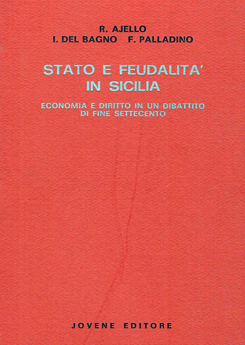 Stato e feudalità in Sicilia.