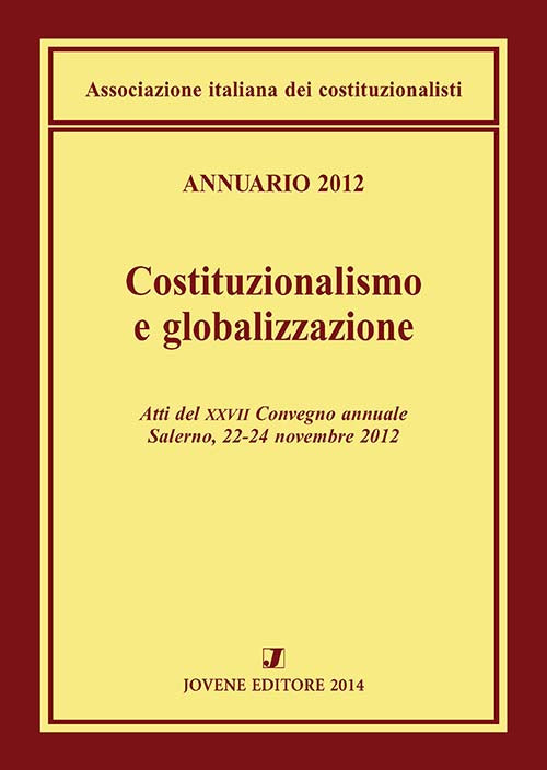 Annuario 2012 - Costituzionalismo e globalizzazione.