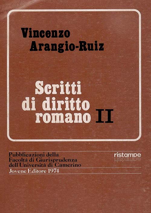 Scritti di diritto romano - II.