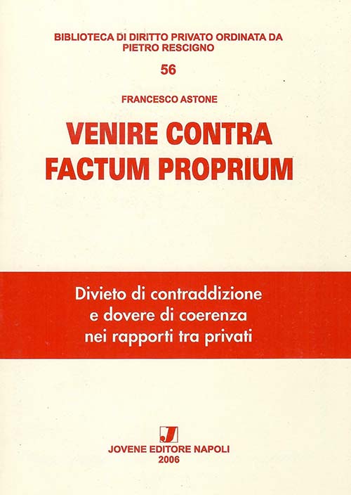 Venire contra factum proprium.