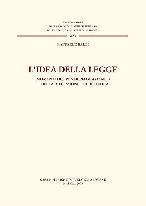 L'idea della legge.