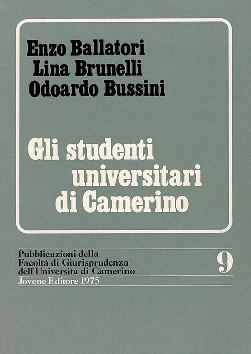 Gli studenti universitari di Camerino.