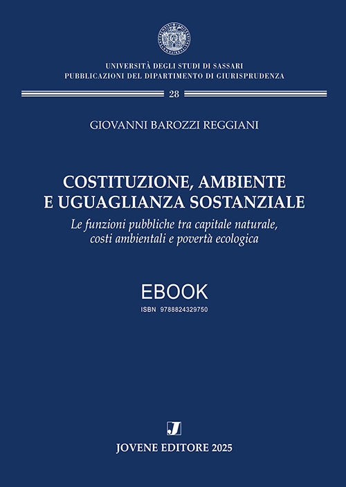 Costituzione, ambiente e uguaglianza sostanziale - EBOOK