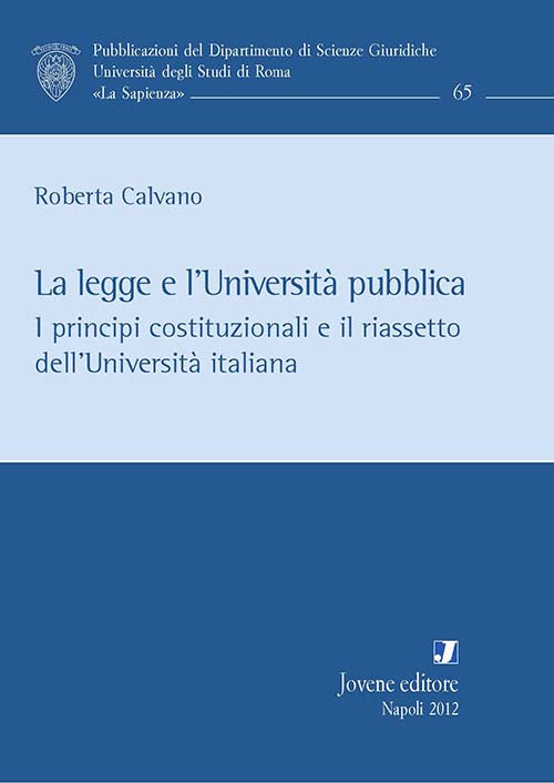 La legge e l'Università pubblica.