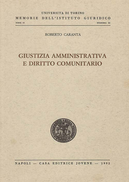 Giustizia amministrativa e diritto comunitario.