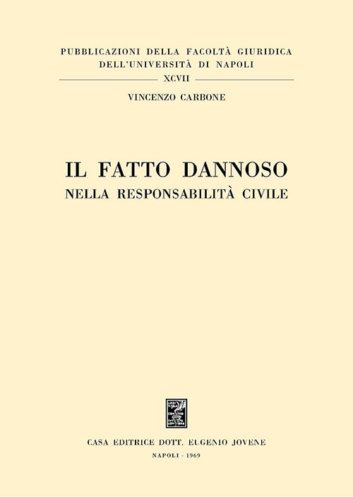 Il fatto dannoso nella responsabilità civile.