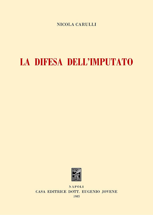 La difesa dell'imputato.