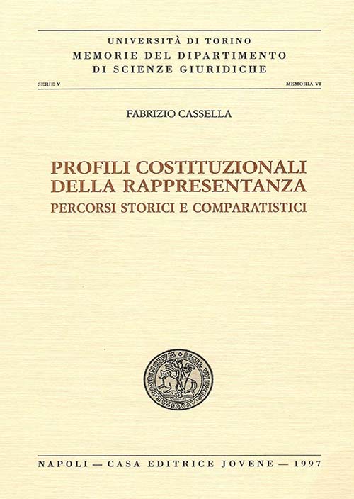 Profili costituzionali della rappresentanza.