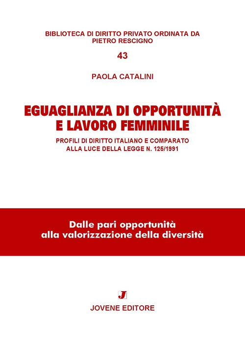 Eguaglianza di opportunità e lavoro femminile.