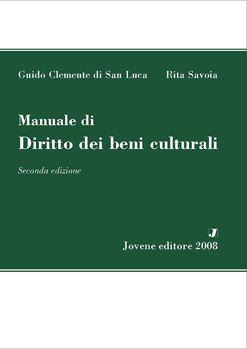 Manuale di diritto dei beni culturali.