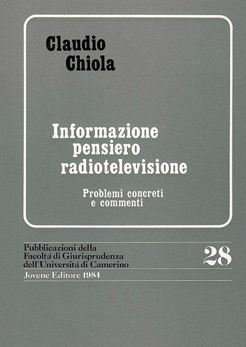 Informazione pensiero radiotelevisione.