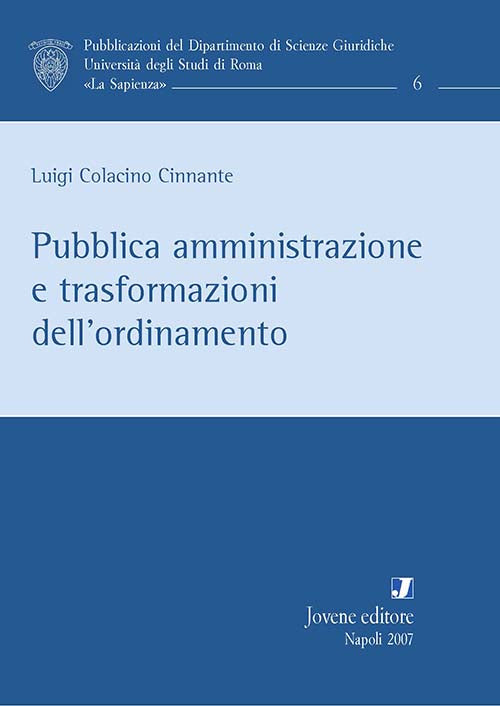 Pubblica amministrazione e trasformazioni dell'ordinamento