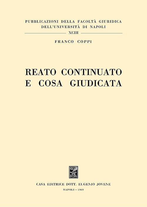 Reato continuato e cosa giudicata.